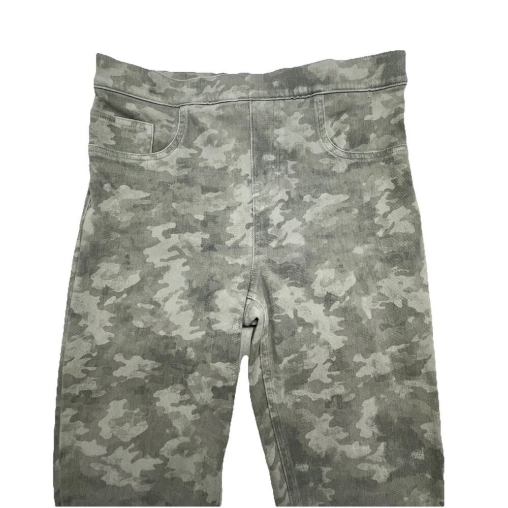 Spanx Leggings Skinny Womens Large Jeanish Ankle Camo Mid Rise Pull On - Picture 2 of 10